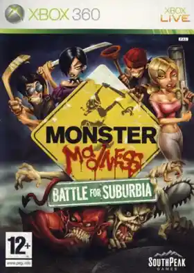 Monster Madness Battle For Suburbia (USA) box cover front